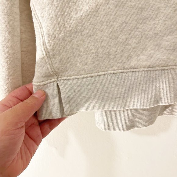 Madewell Womens Airyterry Hoodie Sweatshirt in Gray Size: S - Picture 5 of 7